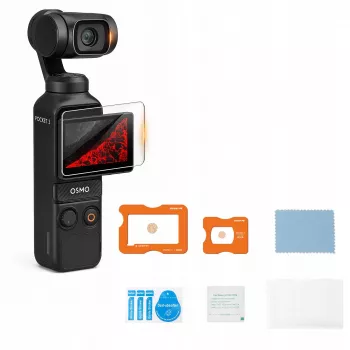 SUNNYLIFE komplet zaščite zaslona in objektiva z AR prevleko za DJI Osmo Pocket 3 - kaljeno steklo 9H