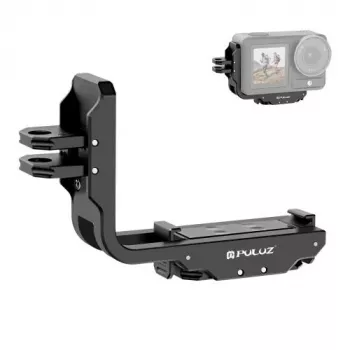 PULUZ PU768B kletka za DJI Osmo Action 5 Pro / 4, vodoravno in navpično