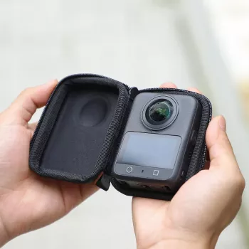 SUNNYLIFE Mini trda torbica za prenašanje za DJI Osmo Pocket 3 – črna