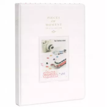 LOVEINSTANT fotoalbum za 128 posnetkov za Fujifilm Instax Mini 99 12 40 11 41 Evo LiPlay Link / bel