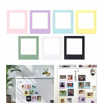 LOVEINSTANT komplet magnetnih okvirjev za slike 7x magnetni okvir za Polaroid I-Type 600 SX-70 črn