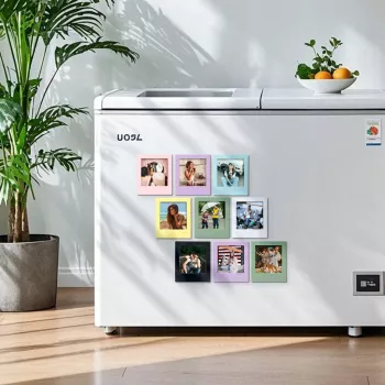 LOVEINSTANT komplet magnetnih okvirjev za slike 7x magnetni okvir za Polaroid I-Type 600 SX-70 črn