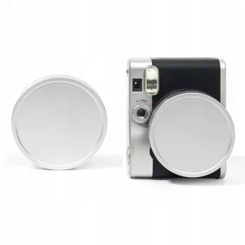LOVEINSTANT zaščitni pokrov objektiva za Fujifilm Instax Mini 90 Neo Classic – srebrn