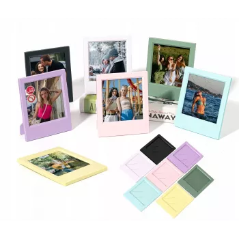 LOVEINSTANT komplet 7 barvnih okvirjev za slike za Polaroid I-Type, 600, SX-70 takojšnji film
