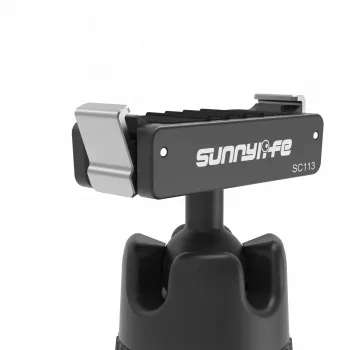 SUNNYLIFE prisesna držalo s hitro sponko 1/4 inch magnetno podnožje za DJI Osmo Nano Action 6 / ON-SC113-D