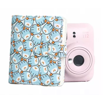 LOVEINSTANT foto album 64x za Fujifilm Instax Mini 99 41 12 40 11 Evo Liplay Link / modri pingvini
