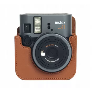 LOVEINSTANT ovitek za fotoaparat Fujifilm Instax Mini 41, rjav