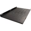 RACKTEL RL-P1000S 19-palčna 1U fiksna polica globine 1000mm, nosilnost 80kg, črna