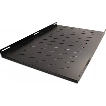 RACKTEL RL-P1000S 19-palčna 1U fiksna polica globine 1000mm, nosilnost 80kg, črna