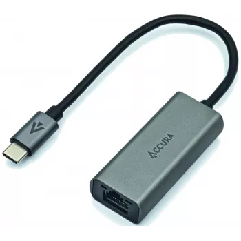 ACCURA USB-C na RJ45 gigabitni ethernet adapter, vesoljsko siva