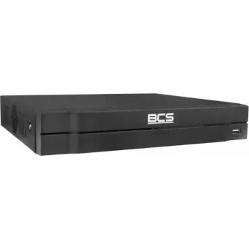 BCS 8-kanalni 4K PoE omrežni video snemalnik NVR, 8 PoE vrat, H.265+, 1 SATA predal za HDD, BCS-L-NVR0801-4KE-8P(2L)
