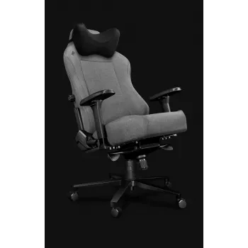 Yumisu 2054 stol Material Cloud/Black za igranje/pisarno
