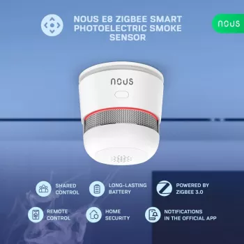 NOUS E8 ZigBee 3.0 pametni detektor dima