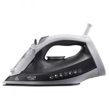 Adler AD 5051 parni likalnik s keramično podlago, 2600 W, 350 ml posoda