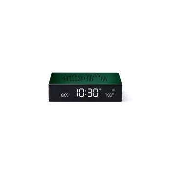 LEXON Flip Premium digitalna budilka temno zelena LR152DG1