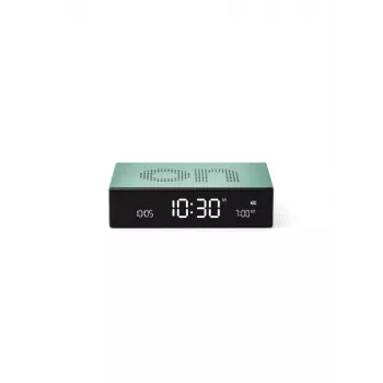 LEXON Flip Premium digitalna budilka mentol zelena LR152M1