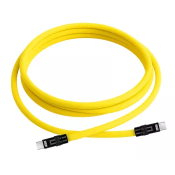 Newell kabel USB-C na USB-C 100W, 2m, silikon, rumeno-črna