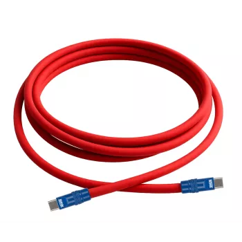 Newell kabel USB-C na USB-C 100W 2m silikon rdeče-mornarsko modra