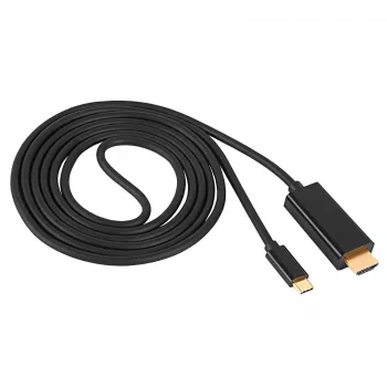Akyga AK-AV-18 kabel USB-C na HDMI, 4K, 1,8 m, črn