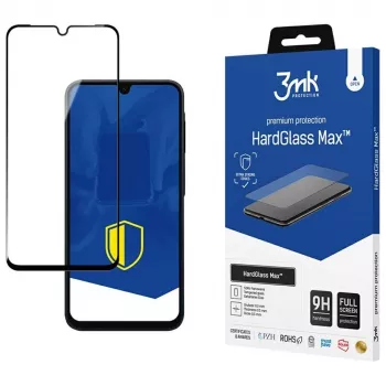 3MK HardGlass Max kaljeno steklo za Samsung Galaxy A16 4G/5G / A17 4G/5G (črna)