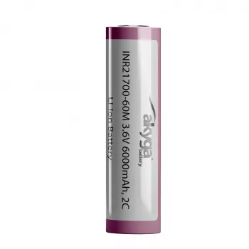 Akyga AKY2185 INR21700-60M 2C Li-Ion baterija 21700 3,6 V 6000 mAh