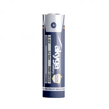Akyga AKY2462 INR18650-33.5M-PCM Li-Ion baterija 18650 3,6 V 3350 mAh z zaščito PCM