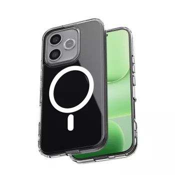 Crong Hybrid Clear Magnetic ovitek MagSafe za Honor 600 Lite 5G (prosojen)