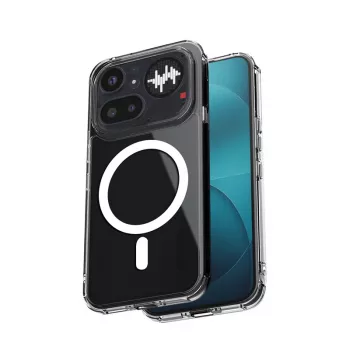 Crong Hybrid Clear Magnetic ovitek MagSafe za Nothing Phone 4a Pro (prosojen)