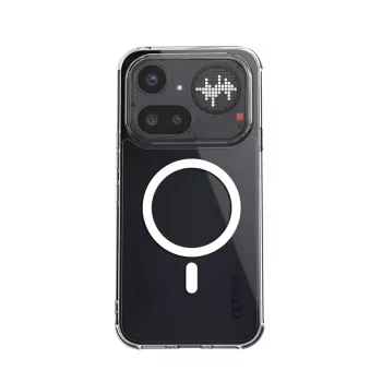 Crong Hybrid Clear Magnetic ovitek MagSafe za Nothing Phone 4a Pro (prosojen)