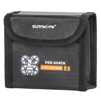 SUNNYLIFE zaščitni ovitek za 2x bateriji DJI Avata - trda lupina EVA, črna