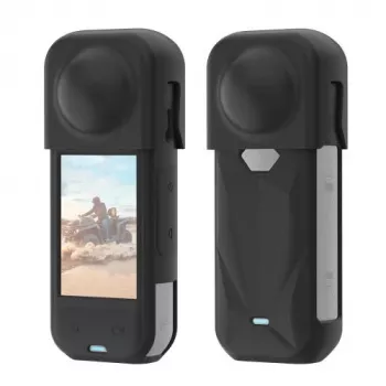 PULUZ PU757B pokrov objektiva in silikonski zaščitni ovitek za Insta360 X5