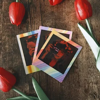 LOVEINSTANT komplet 12 okvirjev z nalepkami za Fuji Instax Square Link SQ1 SQ6 SQ20 SQ40 SQ10