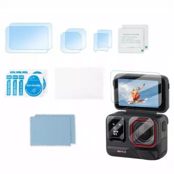 SUNNYLIFE zaščitni komplet 6x zaščita objektiva + 2x zaščita zaslona za kamero Insta360 Ace Pro 2 BHM917