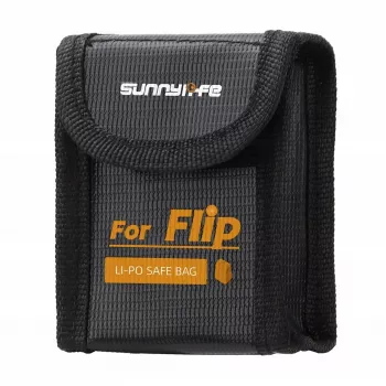 SUNNYLIFE ognjevarna varnostna torbica za LiPo baterije za dron DJI Flip - kapaciteta 1 baterije