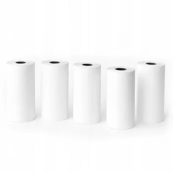 LOVEINSTANT beli termalni papir v zvitku 53mm x 6,5m, paket 5 kosov za Love Instant X6/S1, Phomemo T02/M02x