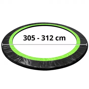 Lean vzmetna blazina za trampolin, črna, 305-312 cm 10 ft