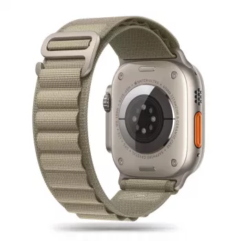TECH-PROTECT NYLON PRO Apple Watch 6 / 7 / 8 / 9 / 10 / SE / Ultra 1 / 2 (44 / 45 / 46 / 49 mm) titan/olivna