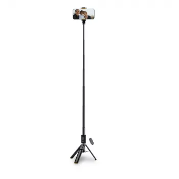 Tech-Protect L08S selfie palica s stojalom črna