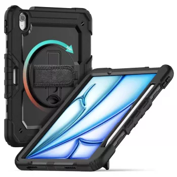 Tech-Protect Solid360 ovitek za iPad Air 11 inch 6/7/8 (2024-2026) - črn