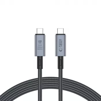 TECH-PROTECT ULTRABOOST MAX USB 4.0 8K 40Gbps kabel Type-C PD240W 200cm siv