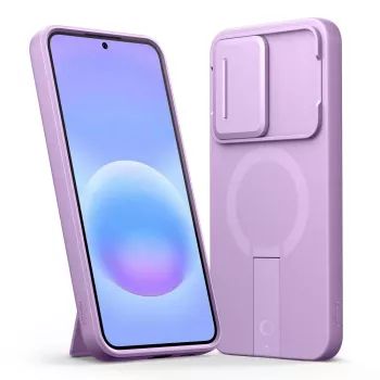Tech-Protect Kevlar Aura MagSafe ovitek za Samsung Galaxy A57, vijoličen