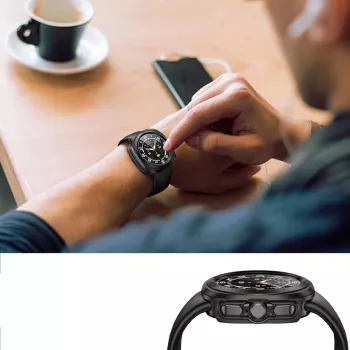 TECH-PROTECT DEFENSE360 zaščitni ovitek za Samsung Galaxy Watch Ultra (47 mm), črn