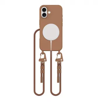 Tech-Protect Magnecklace MagSafe iPhone 16 čokoladno rjav