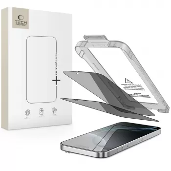 TECH-PROTECT Quick Set SPY+ zaščitna folija za zaslon za zasebnost 2 kosa za iPhone 16 Pro Max