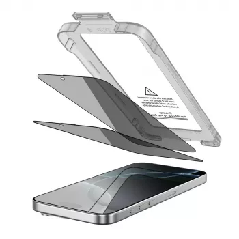 TECH-PROTECT Quick Set SPY+ zaščitna folija za zaslon za zasebnost 2 kosa za iPhone 16 Pro Max