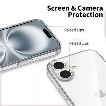 Tech-Protect Flexair iPhone 17 prozoren zadnji ovitek
