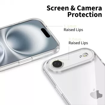 Tech-Protect Flexair iPhone 17 Air prozoren zaščitni ovitek