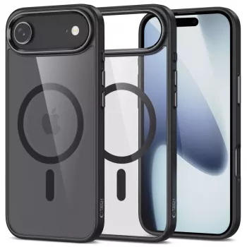 Tech-Protect Magmat Magsafe iPhone 17 Air, črn/prozoren