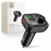 TECH-PROTECT CC07 3-Port polnilnik za avto PD 54W + FM oddajnik Bluetooth črn