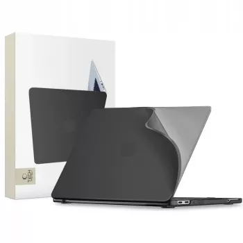 Tech-Protect Softshell zaščitni trdi ovitek za MacBook Neo 13 2026, mat črn
